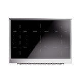 ILVE UNI366QNMPAWC Nostalgie II Noblesse 36 inch Induction Range (Solid Door, Antique White, Chrome)