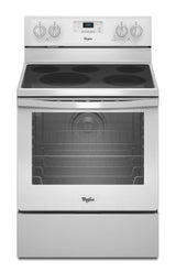 6.4 Cu. Ft. Freestanding Electric Range with AquaLift® Self-Cleaning Technology