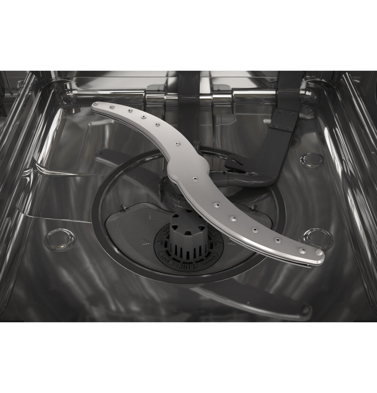 GE Profile™ ENERGY STAR® Fingerprint Resistant Top Control with Stainless Steel Interior Dishwasher with Sanitize Cycle & Twin Turbo Dry Boost