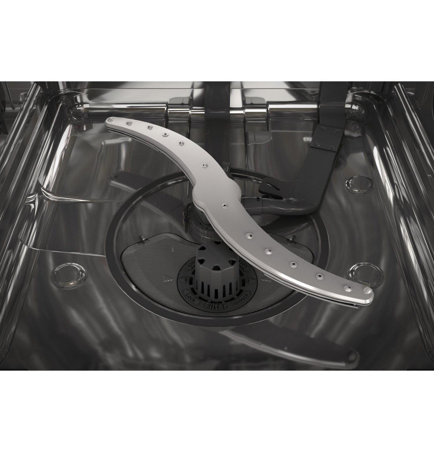 GE Profile™ ENERGY STAR® Fingerprint Resistant Top Control with Stainless Steel Interior Dishwasher with Sanitize Cycle & Twin Turbo Dry Boost