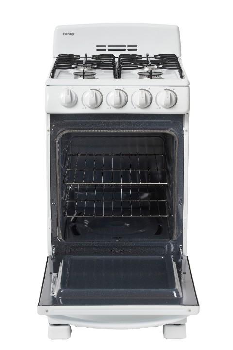 Danby 20" Wide Gas Range in White