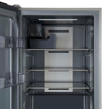 Forno Fortezza 28 Inch Left-Swing Freezer, Stainless Steel with Automatic Ice Maker
