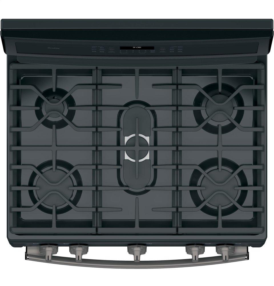 GE Profile™ 30" Free-Standing Gas Double Oven Convection Range