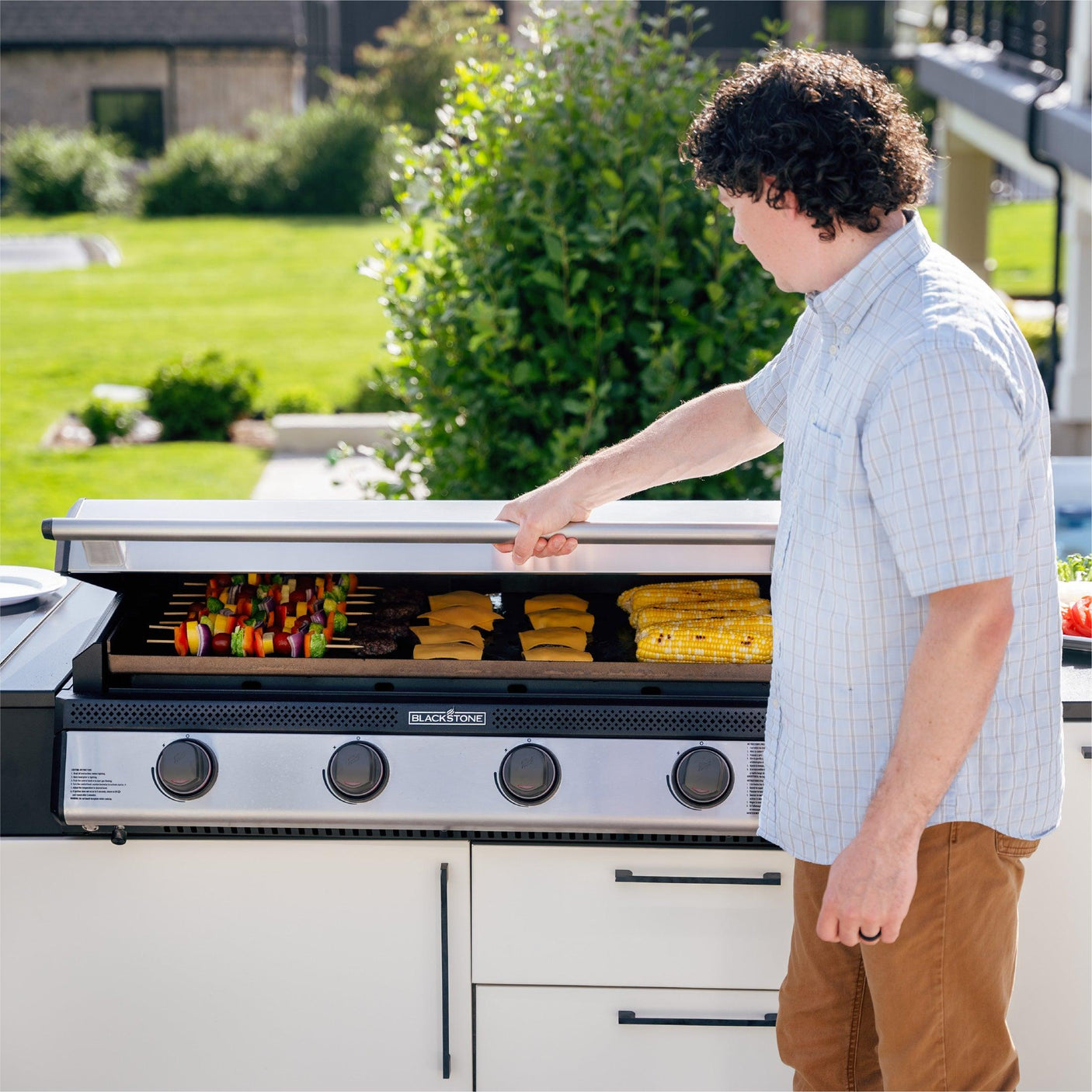 36" Drop-in Griddle with Hood
