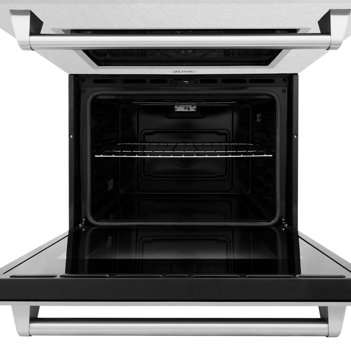 ZLINE 30 in. Professional True Convection Double Wall Oven with Air Fry and Self Clean in DuraSnow' Stainless Steel (WADS-30)