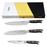 Thor Kitchen 3-piece Damascus Knife Set