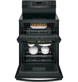 GE® 30" Free-Standing Electric Double Oven Convection Range