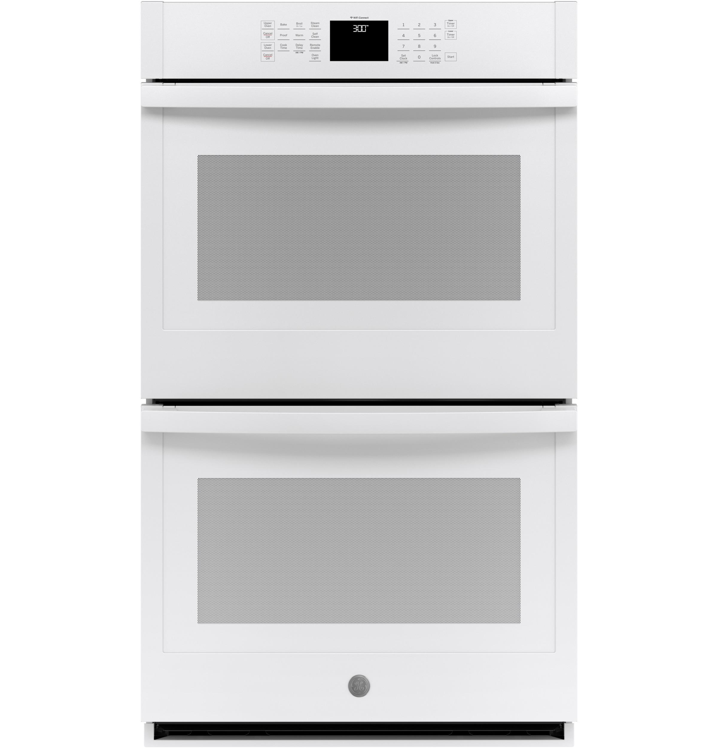 GE® 30" Smart Built-In Self-Clean Double Wall Oven with Never-Scrub Racks
