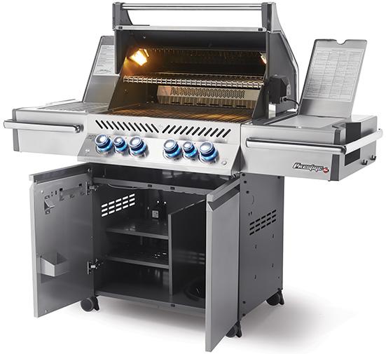 Prestige PRO 500 RSIB Stainless Steel with Infrared Rear and Side Burners