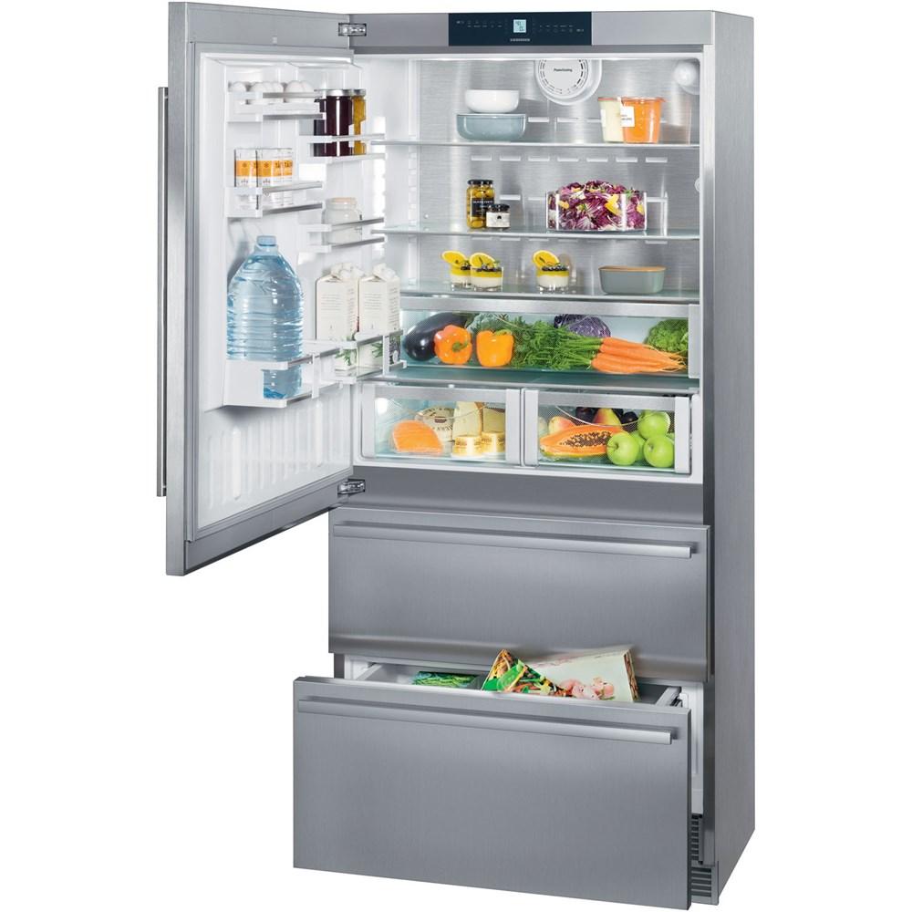Freestanding Refrig/Freezer 36", Large Door, NOT Reversible, Left Hinge