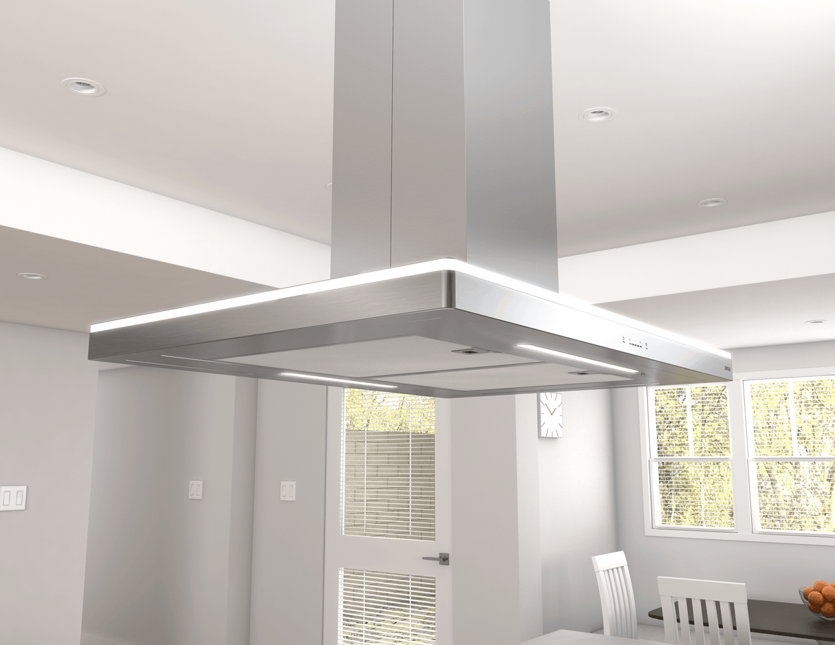 Luce Island, 90cm, SS, 600 CFM, ACT, LED
