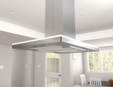Luce Island, 90cm, SS, 600 CFM, ACT, LED