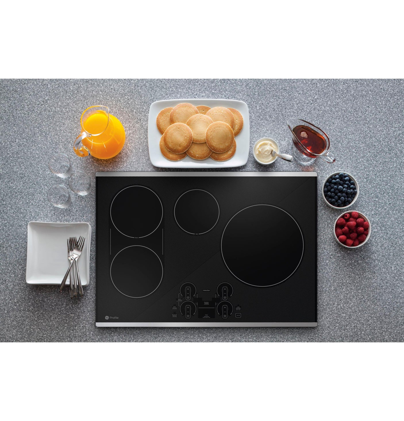GE Profile™ ENERGY STAR® 30" Built-In Touch Control Induction Cooktop