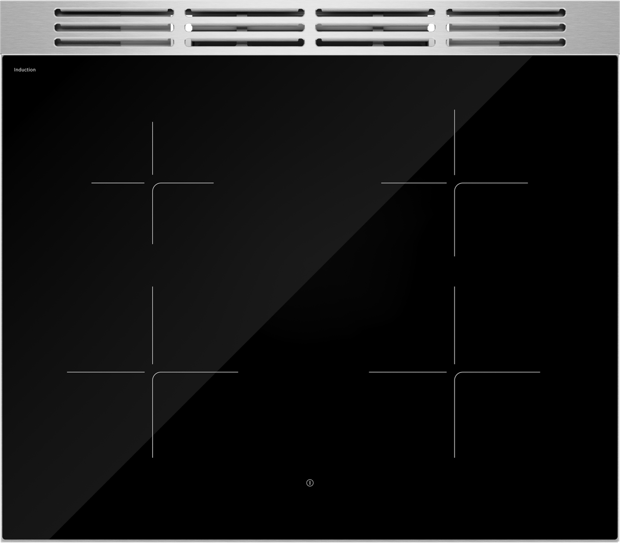 500 Series, Induction freestanding range cooker, 30'', Stainless steel