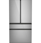 Café™ ENERGY STAR® 28.7 Cu. Ft. Smart 4-Door French-Door Refrigerator in Platinum Glass With Dual-Dispense AutoFill Pitcher