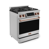 30 Inch Professional Lp Range With Tilt Panel Touch Control In Stainless Steel/rose Gold  Gordon Ramsay Series