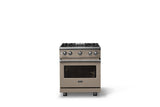 30"W. Sealed Burner Gas Range (Finish: Nantucket, Trim: Polished Chrome, Fuel: Natural Gas)