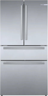 800 Series French Door Bottom Mount Refrigerator 36" Stainless steel (with anti-fingerprint)