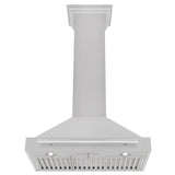 ZLINE 30 in. Convertible Fingerprint Resistant DuraSnow Stainless Steel Range Hood with Stainless Steel Handle (KB4SNX-30) [Color: DuraSnow Stainless Steel]