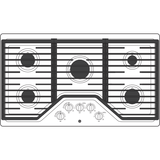 GE® 36" Built-In Gas Cooktop with 5 Burners and Dishwasher Safe Grates