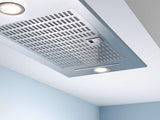 DA 2360 Stainless steel - Insert ventilation hood with energy-efficient LED lighting and backlit controls for easy use.