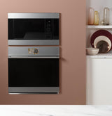 CAF(EBACK)™ 30" Smart Single Wall Oven with Convection in Platinum Glass