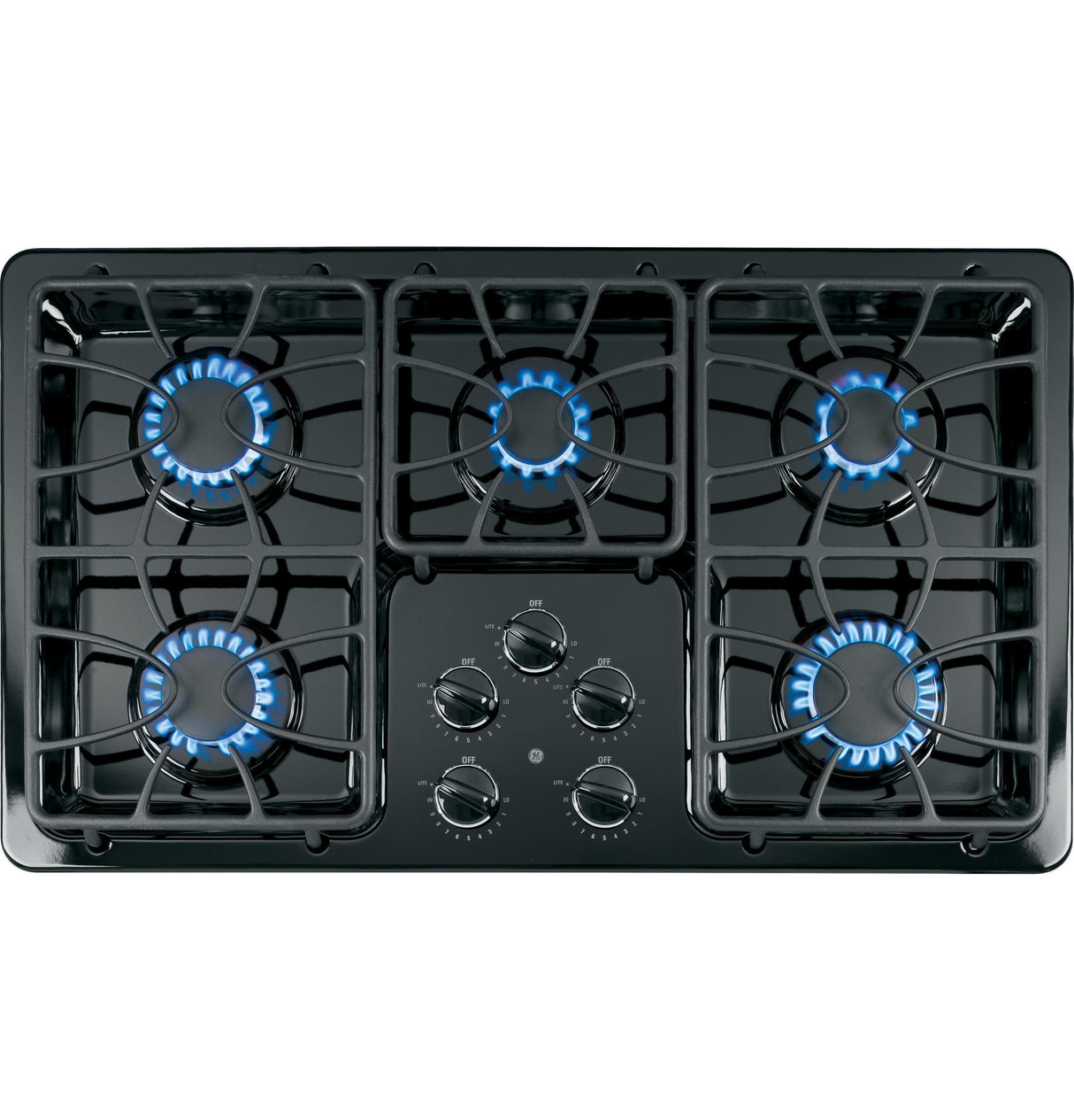 GE® 36" Built-In Gas Cooktop