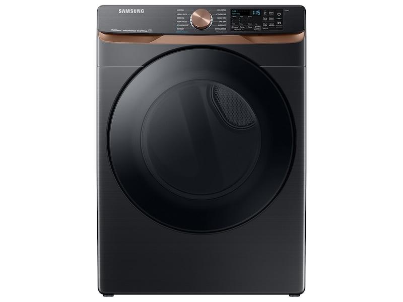 7.5 cu. ft. Smart Gas Dryer with Steam Sanitize+ and Sensor Dry in Brushed Black