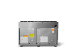 60"W.Dual Fuel Range (Finish: November Sky, Trim: Polished Chrome, Fuel: Natural Gas)