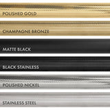 ZLINE 24 in. Autograph Edition Dishwasher Helix Handle (Set of 1) in Champagne Bronze (DWHZ-K-CB-24)