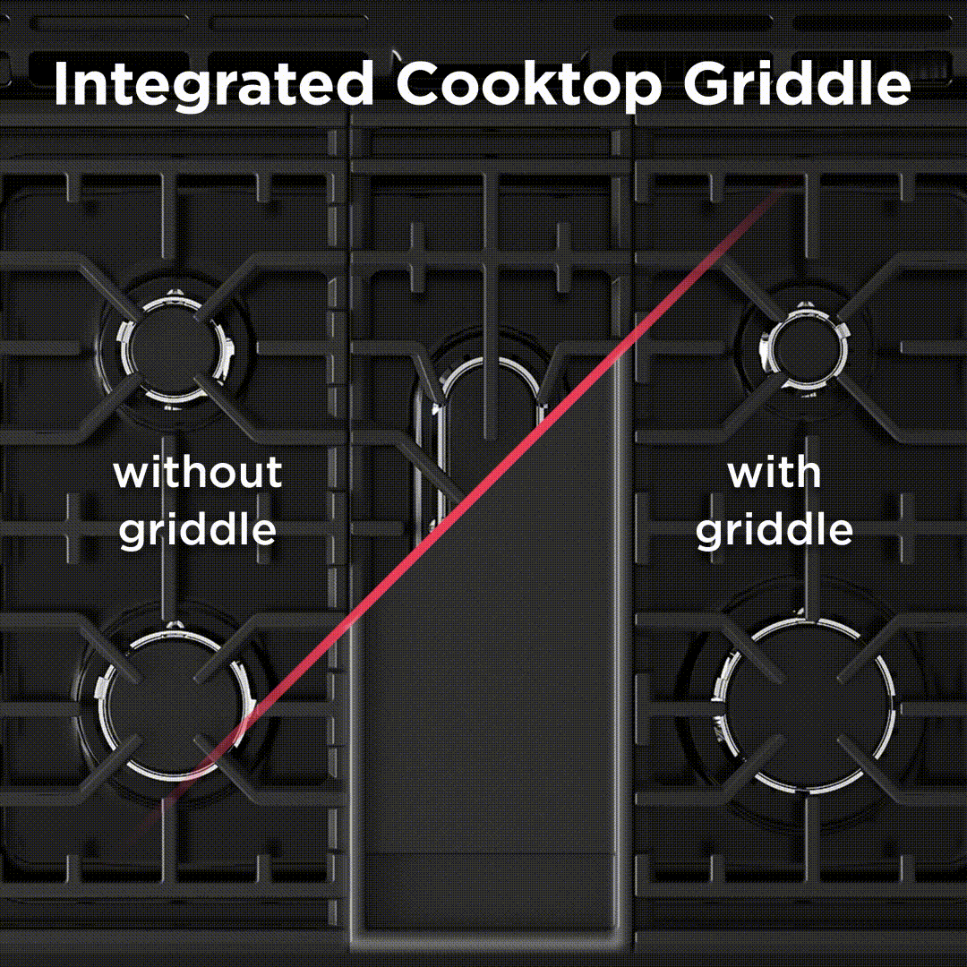 30" Front Control Gas Range with Stone-Baked Pizza