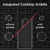 30" Front Control Gas Range with Stone-Baked Pizza