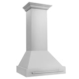 ZLINE 30 in. Stainless Steel Range Hood with Colored Shell Options and Stainless Steel Handle (8654STX-30) [Color: Stainless Steel]