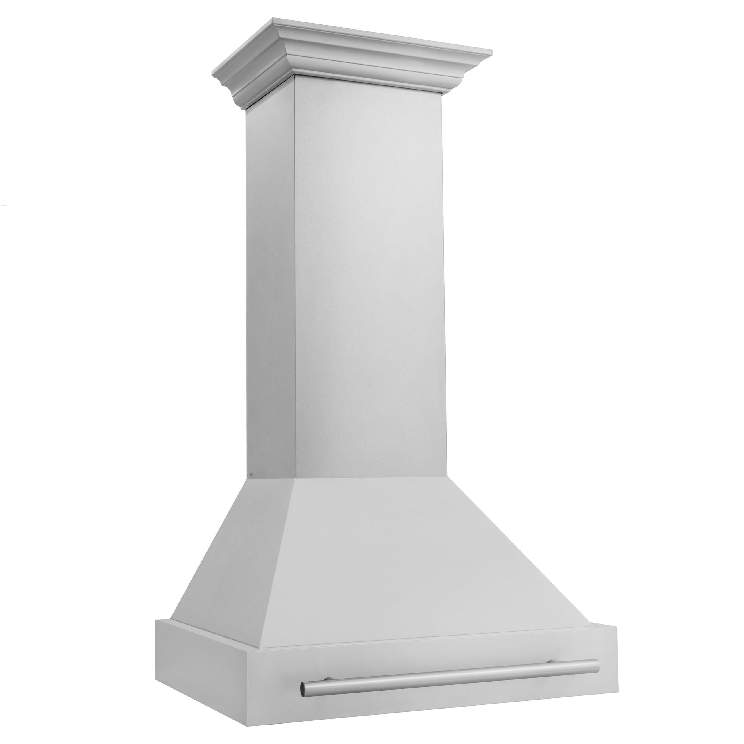 ZLINE 30 in. Stainless Steel Range Hood with Colored Shell Options and Stainless Steel Handle (8654STX-30) [Color: Stainless Steel]