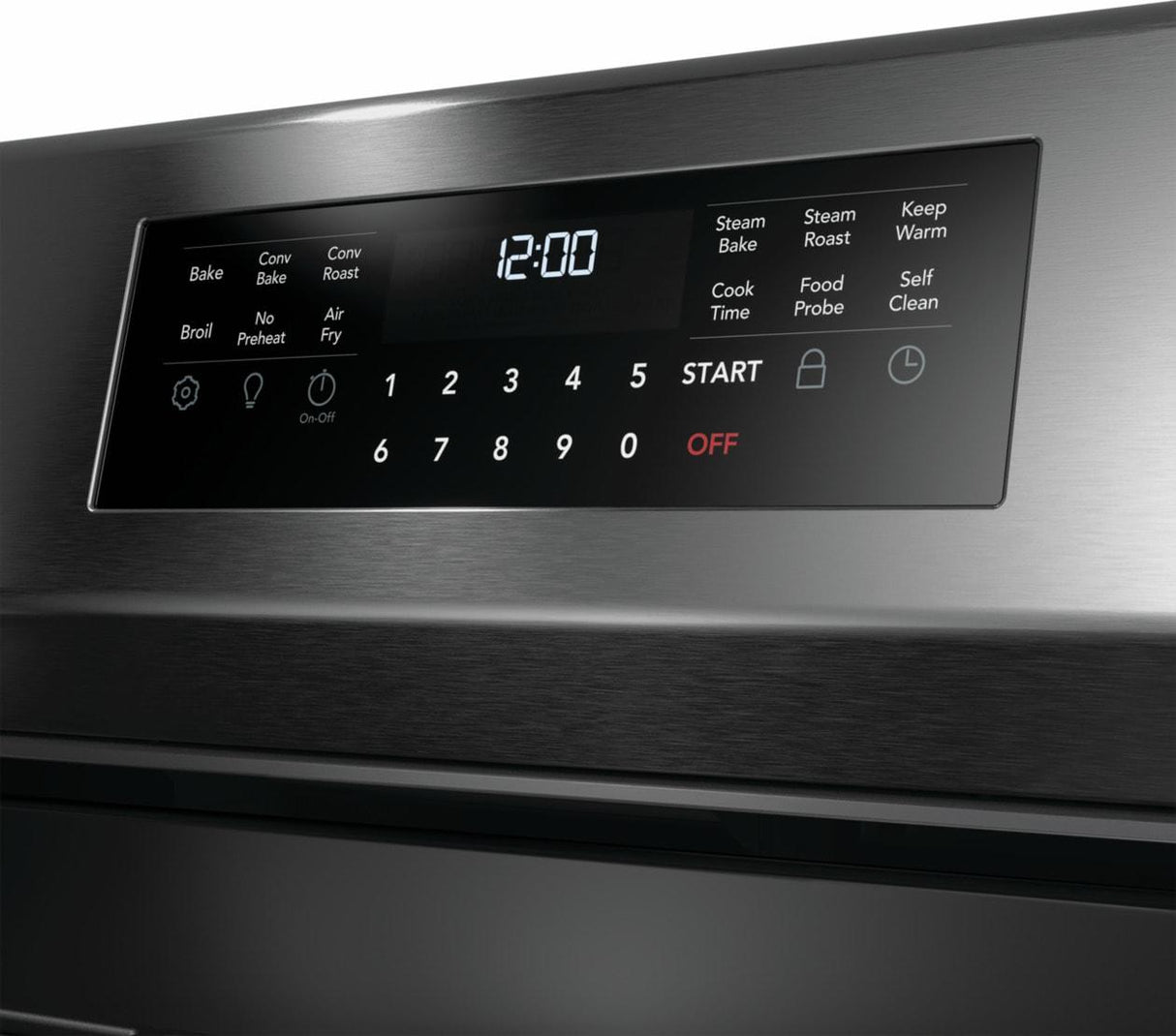 30" Rear Control Gas Range with Total Convection