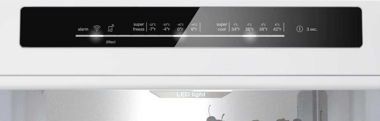 500 Series Freestanding Bottom Freezer Refrigerator 24" Stainless steel (with anti-fingerprint), Total No Frost