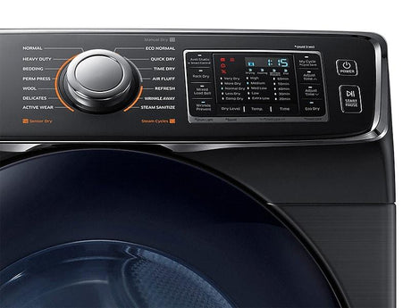 7.5 cu. ft. Gas Dryer in Black Stainless Steel