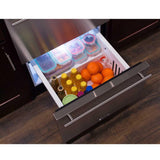 24-In Built-In Refrigerated Drawers with Door Style - Stainless Steel, Door Swing - Field Reversible