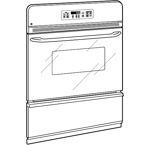 GE® 24" Built-In Gas Oven
