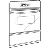 GE® 24" Built-In Gas Oven