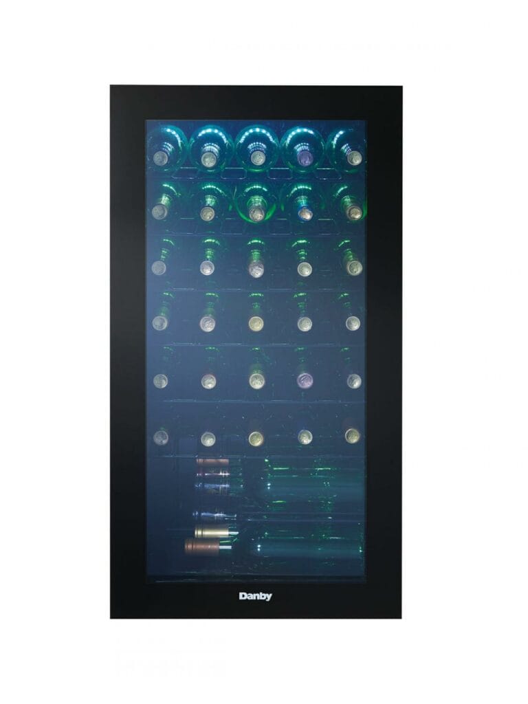 Danby 36 Bottle Free-Standing Wine Cooler in Black