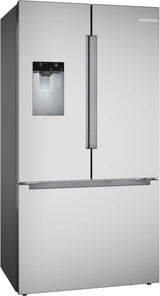 100 Series French Door Bottom Mount Refrigerator 36" Stainless steel (with anti-fingerprint), Total No Frost
