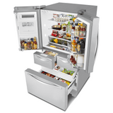 36-inch Wide Double Drawer French Door Refrigerator with Dual Cooling System - 26 cu. ft.