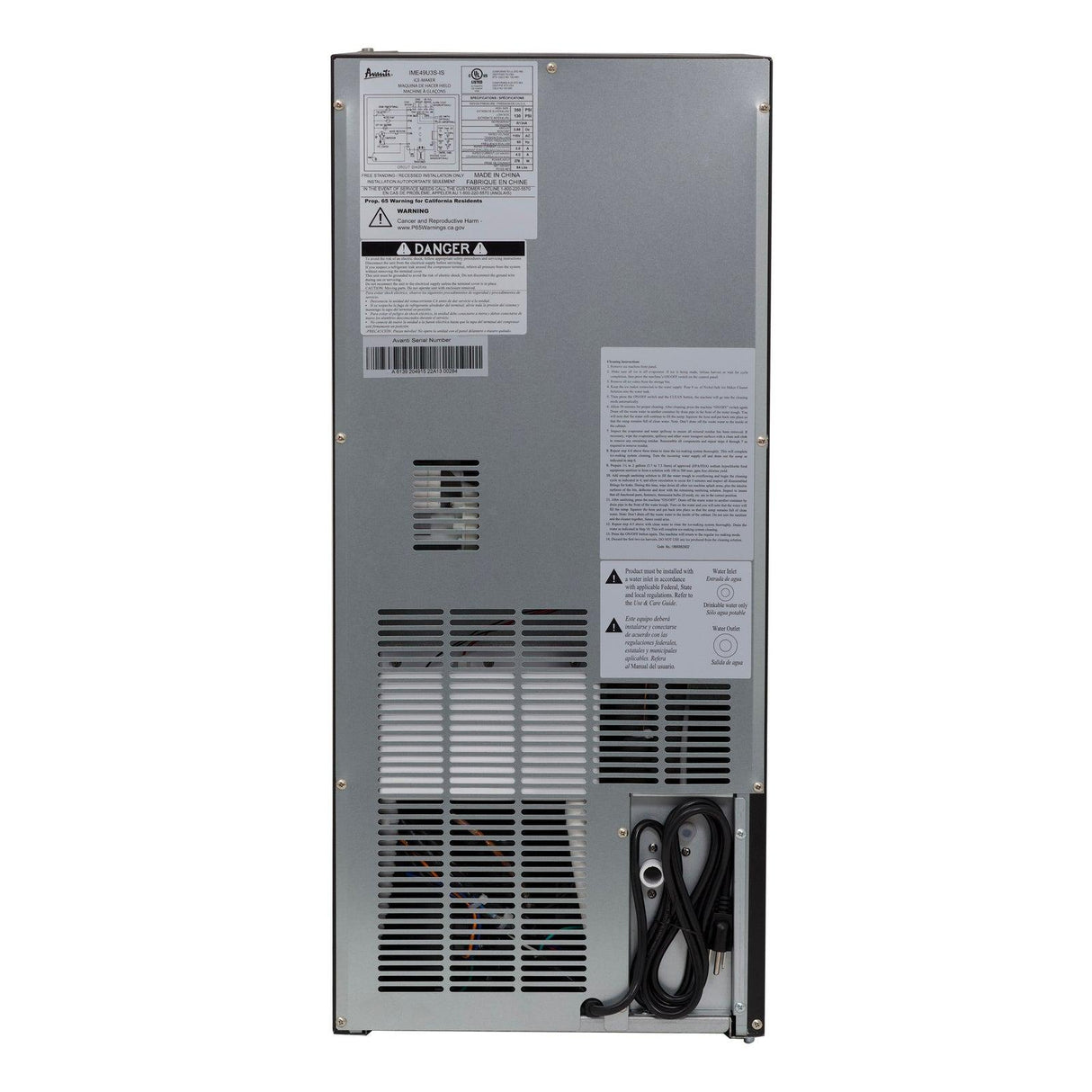 Avanti ELITE Built-in or Freestanding Ice Maker, 15"