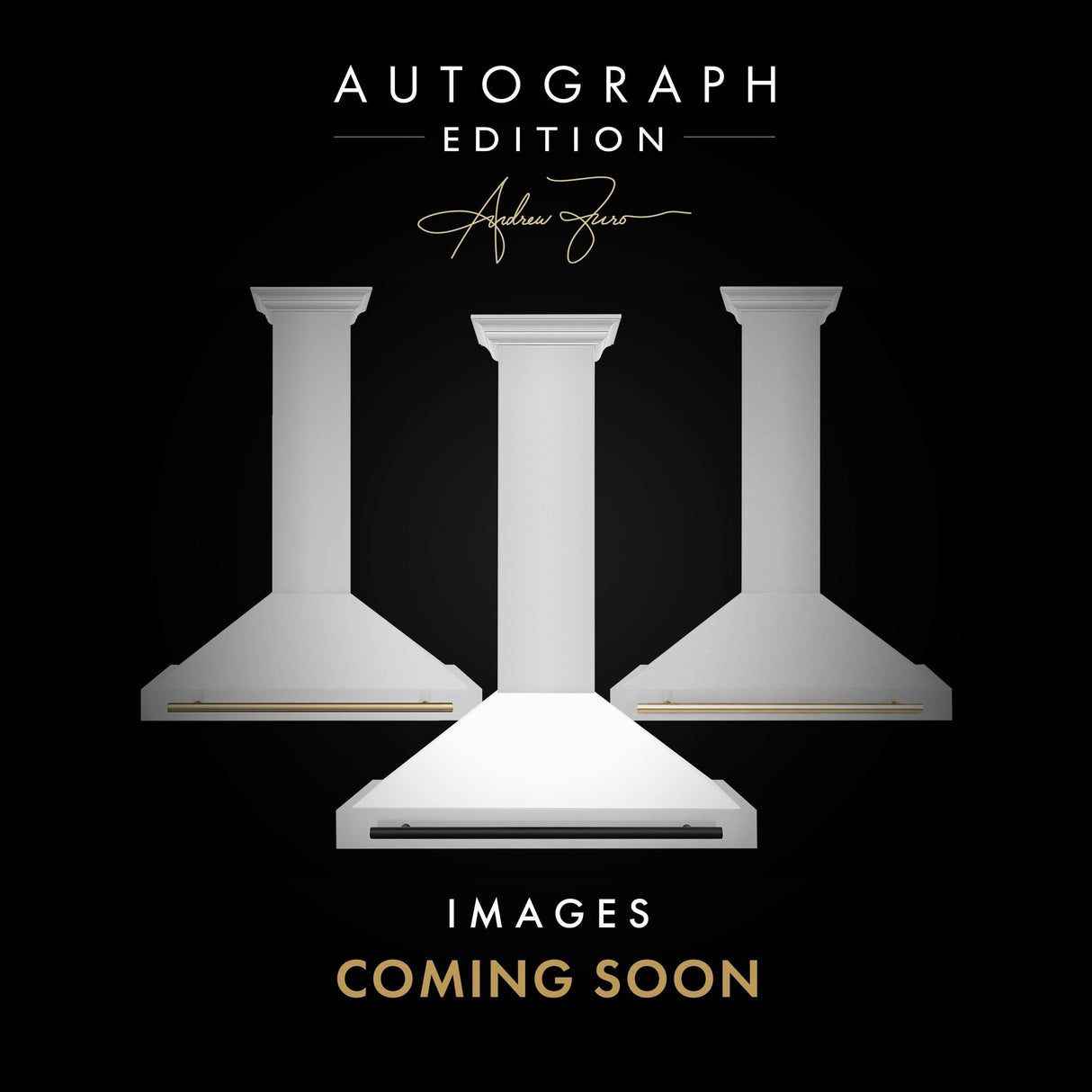 ZLINE 30 in. Autograph Edition Convertible Fingerprint Resistant DuraSnow Stainless Steel Range Hood with Champagne Bronze Handle (KB4SNZ-30-CB) [Color: Champagne Bronze Accents]
