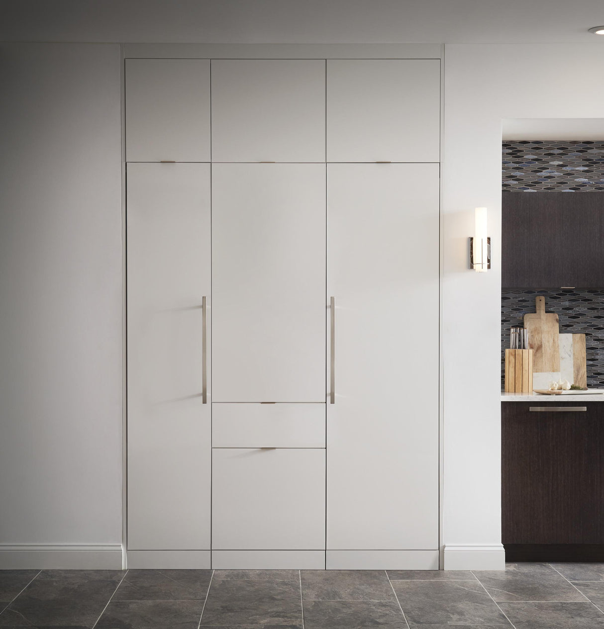 Monogram 24" Integrated, Panel-Ready Column Refrigerator