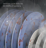 GE® ENERGY STAR® ADA Compliant Stainless Steel Interior Dishwasher with Sanitize Cycle