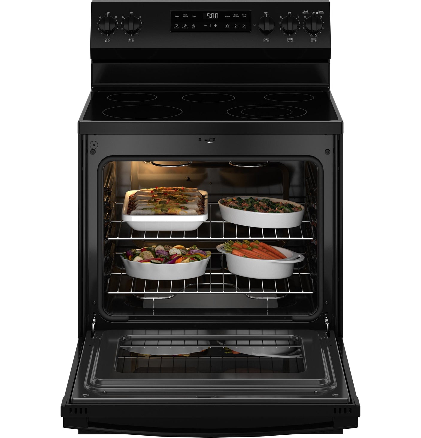 GE® ENERGY STAR® 30" Free-Standing Electric Range with Crisp Mode