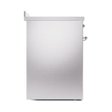 ILVE UNI304QNMPSSC Nostalgie II Noblesse 30 inch Induction Range (Solid Door, Stainless Steel, Chrome)