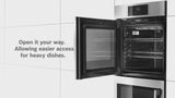 Benchmark™ Double Wall Oven 30'' Door hinge: Right, Stainless Steel